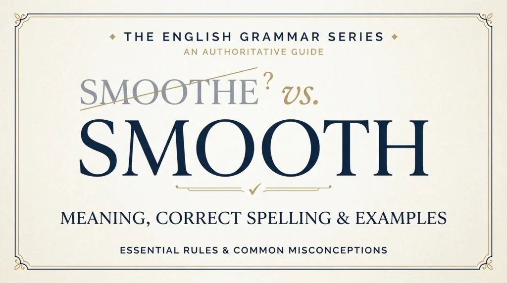 “The Meaning of Smooth”