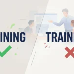 Training or trainning spelling comparison showing training as the correct form.